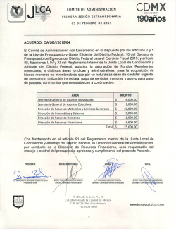 Archivo - junta local de conciliación y arbitraje