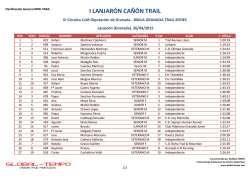 I LANJAR&Oacute;N CA&Ntilde;&Oacute;N TRAIL