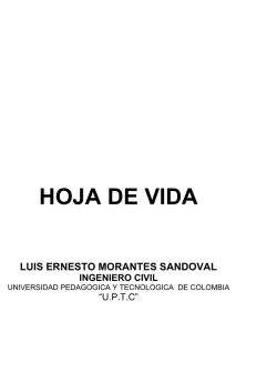 HOJA DE VIDA