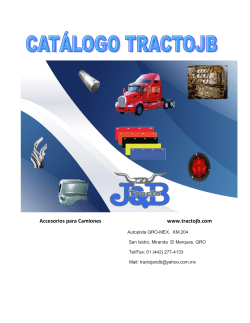 Catálogo TRACTOJB