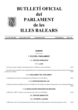 10 d`abril de 2015Núm. 194 VIII legislatura