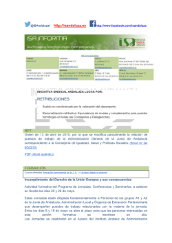 boletin 8 mayo 2015 - Iniciativa Sindical Andaluza