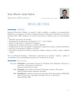 Iv&aacute;n Alberto Arias Galvis - Universidad Aut&oacute;noma de Manizales