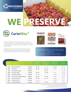 Informaci&oacute;n de Cartowax