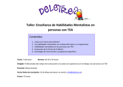 Enseñanza de las habilidades mentalistas