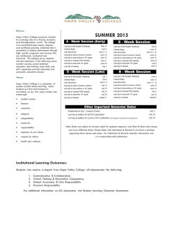 Important Summer 2015 ​Registration and Enrollment Information
