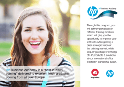 HP Business Academy is a &ldquo;best-in-class training&rdquo; delivered