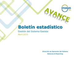Nuevo Abril 2015, Boletín estadístico del gas (PDF 3.21 MB)