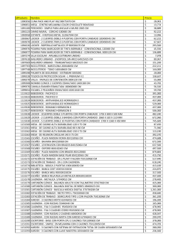 idProducto Nombre Precio 1090356 CUNA PACK AND PLAY H62