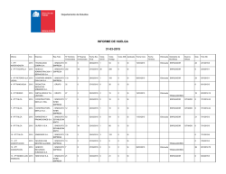 INFORME DE HUELGA 31-03-2015