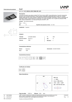 Ficha técnica de producto 6641124 FLUT ASIM 64 LEDS 700MA