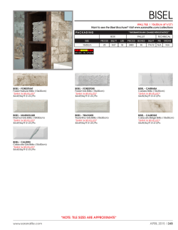 NOTE: TILE SIZES ARE APPROXIMATE