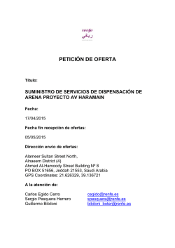 Documento petici&oacute;n de oferta