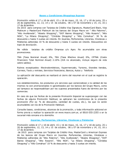 Bases y Condiciones Shoppings Express Promoción