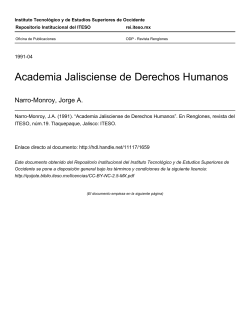 Academia Jalisciense de Derechos Humanos - ReI