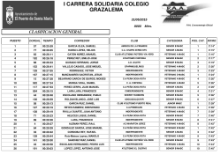 I Carrera Solidaria Colegio Grazalema, Valdelagrana, El Puerto de