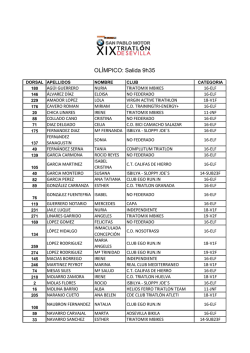 Dorsales Ol&iacute;mpico - OLA 2