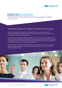 aprende, practica y crece con mercer college