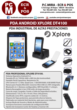 PCMIRA-ECR&POS PDA ANDROID XPLORE DT-4100 2015-02