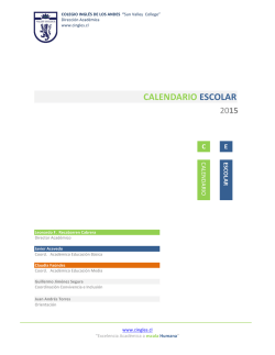 calendario escolar c e