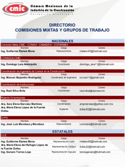 Directorio - CMIC-GTO