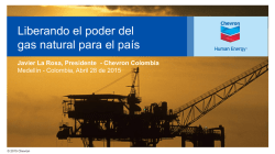 Javier La Rosa, Presidente - Chevron Colombia