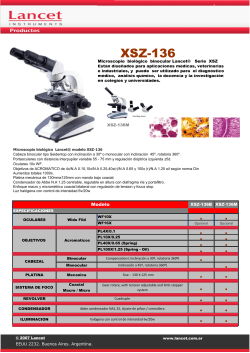 Descargar PDF - Microscopios Lancet L 2800