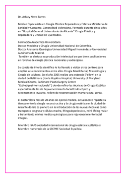 Dr. Ashley Novo Torres Medico Especialista en Cirug&iacute;a Pl&aacute;stica
