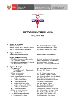 HOSPITAL NACIONAL ARZOBISPO LOAYZA