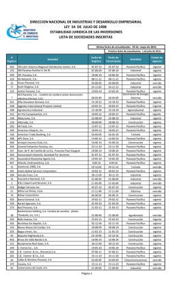 direccion nacional de industrias y desarrollo empresarial estabilidad
