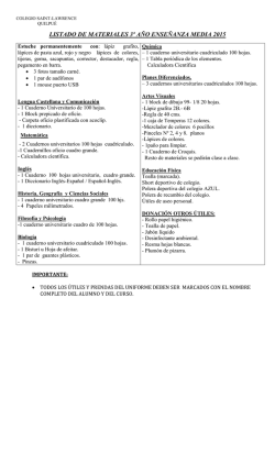 III Medio - Saint