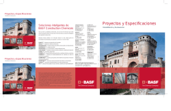 Proyectos y Especificaciones