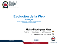 PPT -> La Web - El Origen.