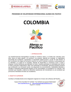 COLOMBIA convocatoria Voluntariado Juvenil AP