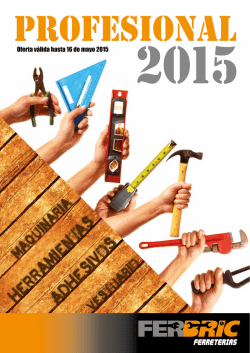 herramienta profesional ferbric 2015