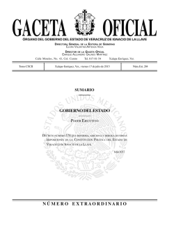 Última Reforma G.O.E. 9 / I / 2015.