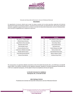 Dirección de Desarrollo Institucional y Servicio Profesional