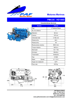 Motores Marinos PM4.85