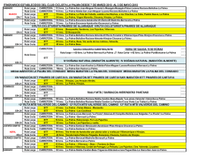 hora de salida: 9:30 horas rally mtb / barbacoa merendero pantano