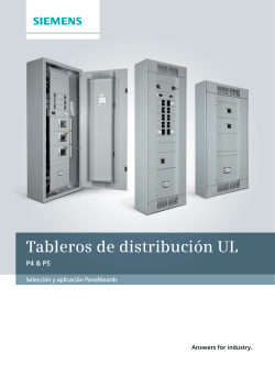 Tableros de distribución UL - Telecontroles de Guadalajara, SA de CV