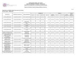 reporte mensual de contratos y fianzas marzo 2015