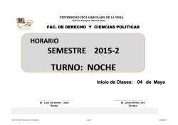 Turno Noche - Universidad Inca Garcilaso de la Vega