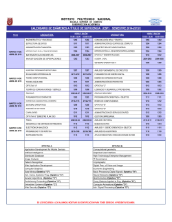(esp) semestre 2014-2015/1 - escom