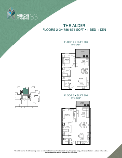 floor plan pdf - The Arbor At Avenue 83
