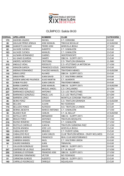 Dorsales Ol&iacute;mpico - OLA 1