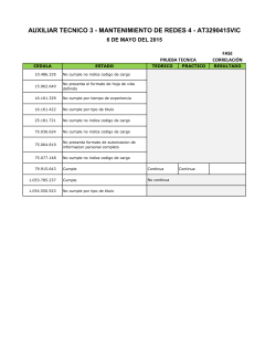 auxiliar tecnico 3 - mantenimiento de redes 4 - at3290415vic