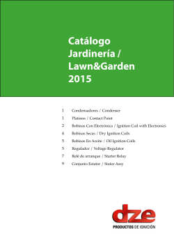 Catálogo Jardinería / Lawn&Garden 2015
