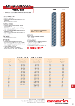METALTRESSE TCER - TCR