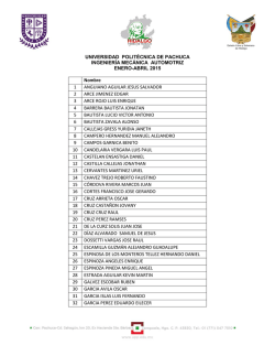 Ingenier&iacute;a Mec&aacute;nica Automotriz - Universidad Polit&eacute;cnica de Pachuca