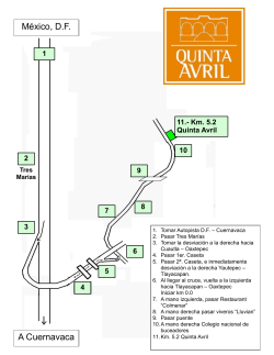 Mapa Quinta Avril